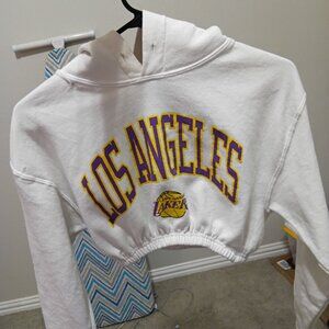 Lakers cropped sweatshirt